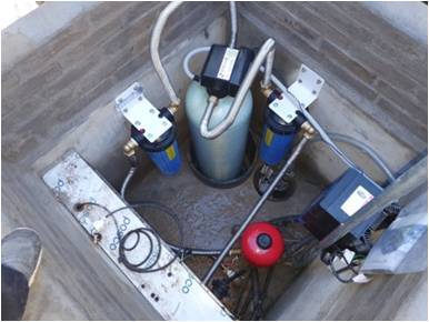 경기 수원 사색약수터(영통구청) 비소 제거장치 설치사진