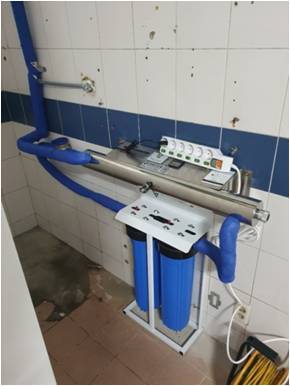 경기 성남 분당노인복지관 UV 정수장치 설치사진