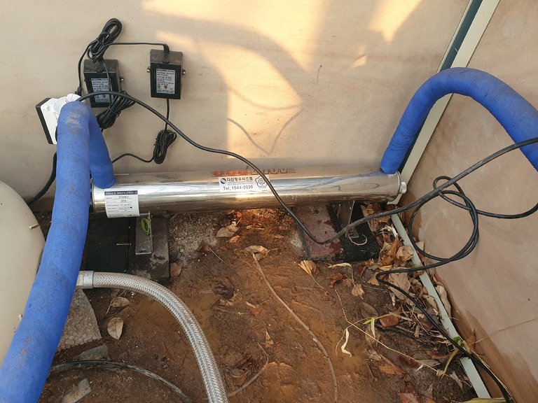 경기 수원 스완슨기념관유지재단 UV정수장치 설치사진