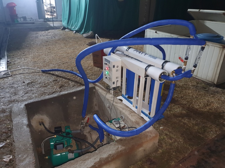 하남미가 R.O정수장치 설치사진