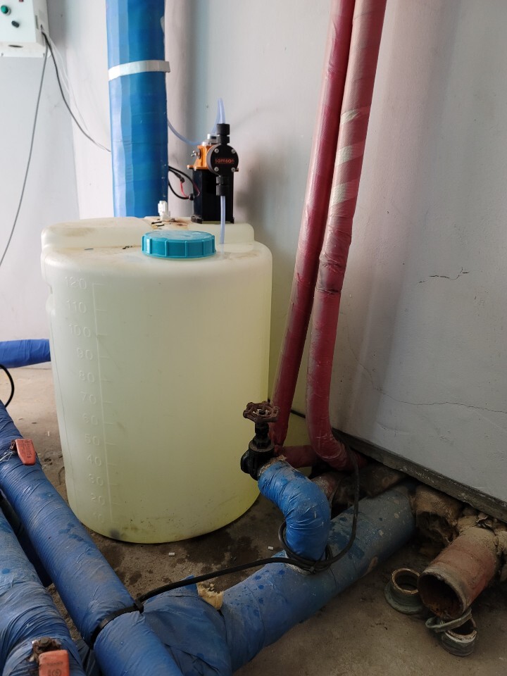 경기 수원 합동신학대학원대학교 자동염소투입기 설치사진