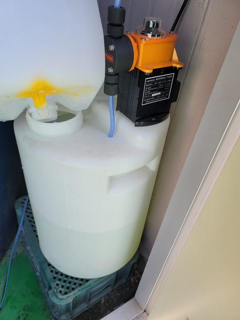 경기 용인 라성산업 자동염소투입기 설치사진