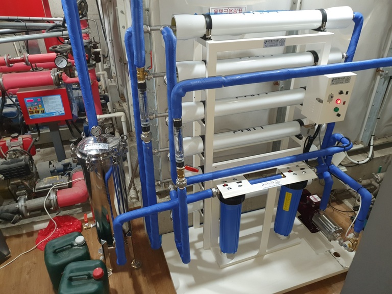 경기 용인 나인무인텔 R.O정수장치 설치사진