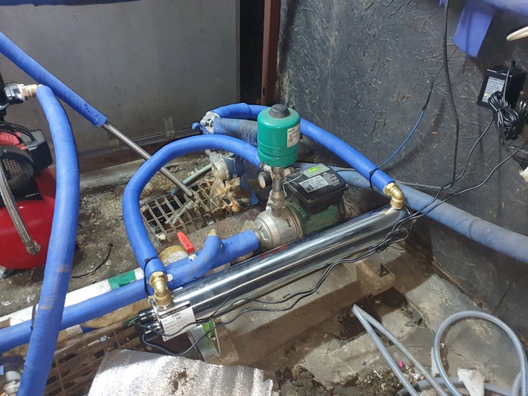 경기 용인 천지연(식당) UV정수장치 설치사진