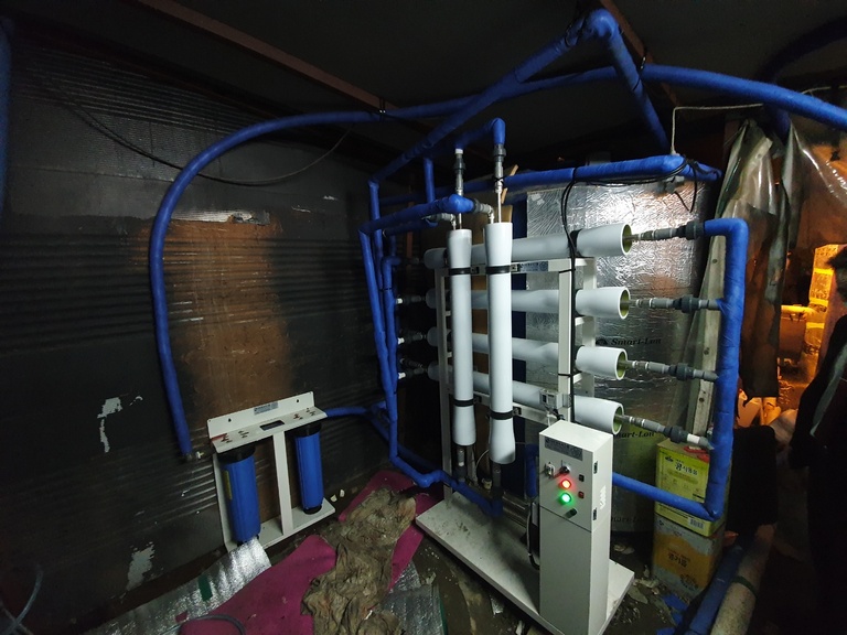 경기 용인 천지연(식당) R.O정수장치 2개 추가설치 사진