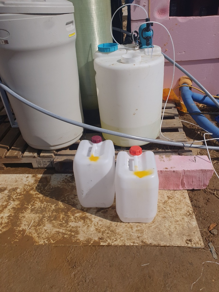 경기 일산 동양건설 자동염소투입기 설치사진