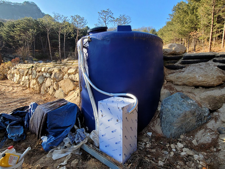 경기 포천 가비가배 카페 자동염소투입기 설치사진