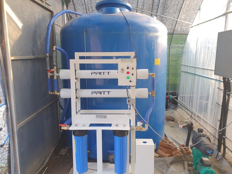 충남 서산 (주)농업회사법인 테라영농 R.O장치 설치사진